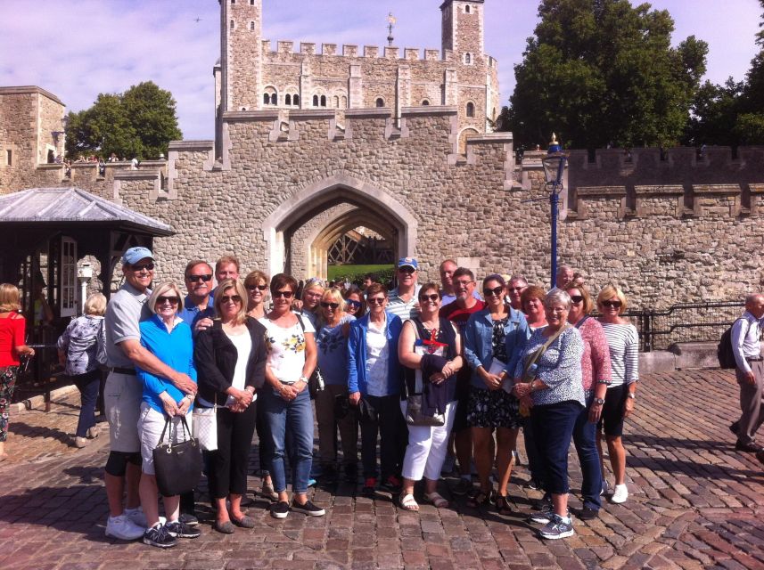London: Easy Access Tower of London and Crown Jewels Tour - Entering a fortress built for power