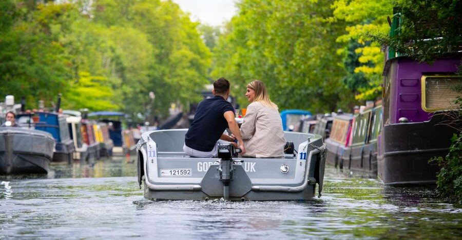 London: GoBoat Rental for Regent's Canal & Paddington Basin - Paddington Basin and the urban water view
