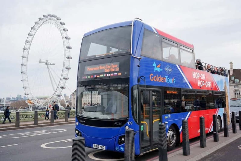 London: Golden Tours Gray Line Hop-on Hop-off Bus Tour - Key points to know before you board