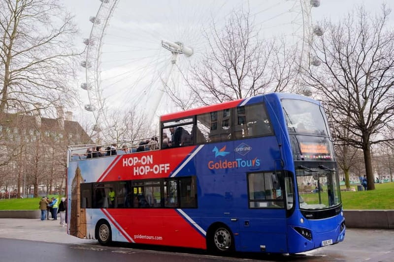 London: Golden Tours Gray Line Hop-on Hop-off Bus Tour - Red Route: Westminster, parks, and northern London