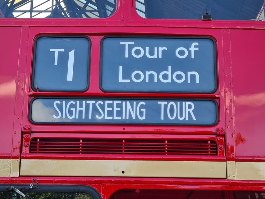 London: Guided Sightseeing Tour on a Vintage Open-Top Bus - Big Ben, Parliament, and Westminster Abbey
