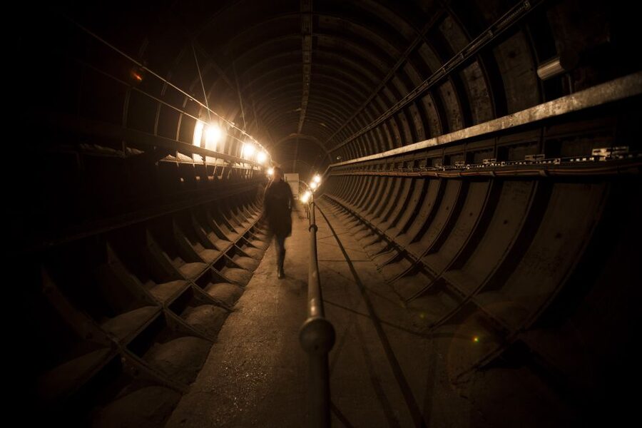 London: Guided Tour of Hidden Tube Station at Charing Cross - Walking below Trafalgar Square