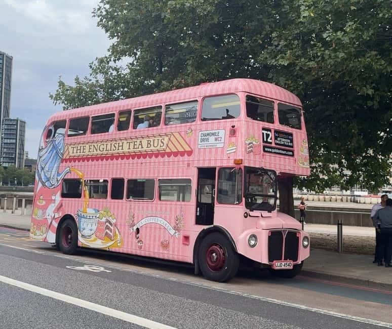 London: "Here We Go Again" Afternoon Tea Bus - What the pink ABBA bus experience is really like