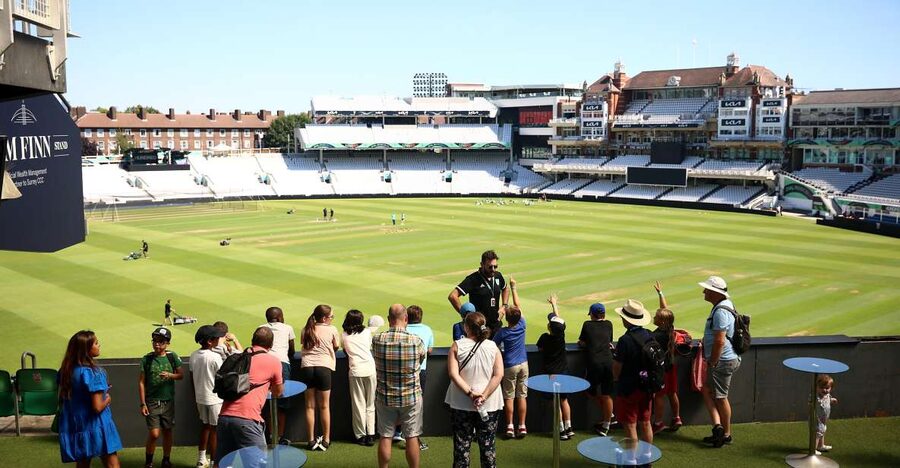 London: Kia Oval Cricket Ground Tour - Entering the Members Pavilion Longroom