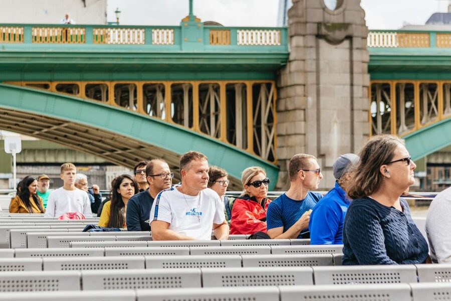 London: London Eye, River Cruise, & Hop-on Hop-off Bus Tour - The Thames cruise puts Tower Bridge in the right place