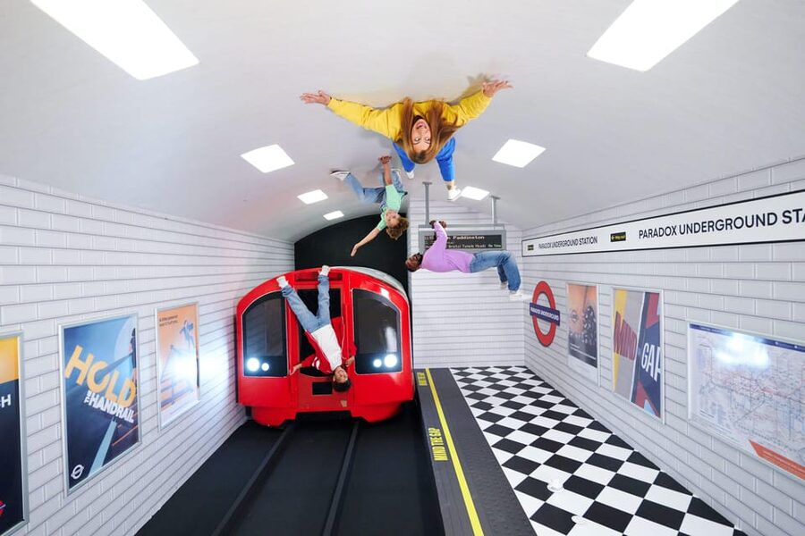 London: Paradox Museum Entry Ticket - The optional Zero Gravity Room needs careful planning