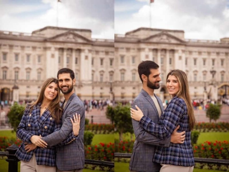 London: Private Couples Photography Session with Landmarks - A London portrait session built around Big Ben