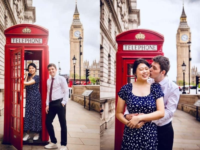 London: Private Couples Photography Session with Landmarks - Why pose guidance matters in a public place