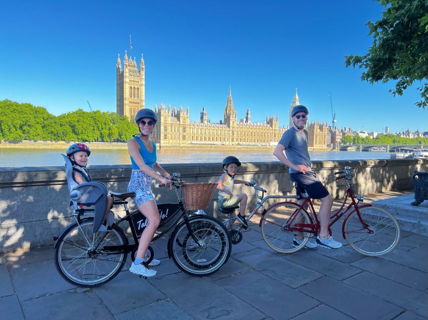 London: Private Family Guided Bike Tour with Childseats - Key points to know before you book