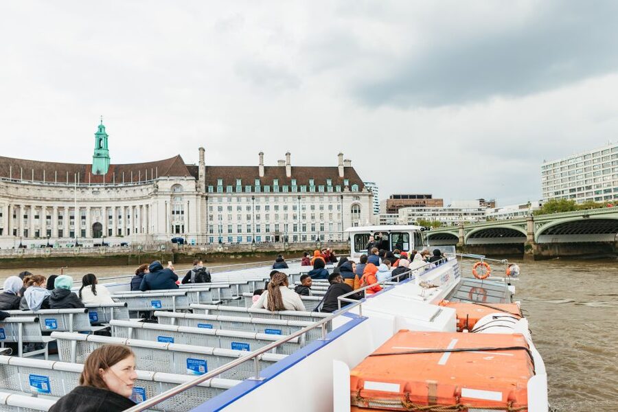 London: River Thames Hop-On Hop-Off Sightseeing Cruise - Tower Bridge and the journey east