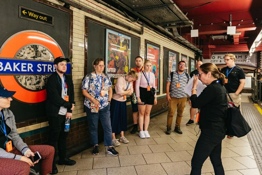 London: Secrets of the London Underground Walking Tour - From Baker Street to the London Transport Museum