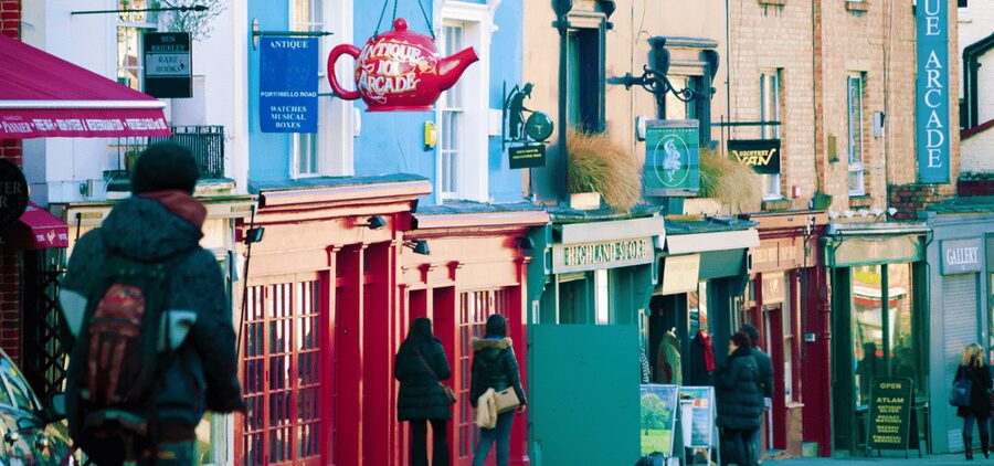 London: Self-Guided Notting Hill Walking Tour with an APP - Elgin Crescent and Lansdowne Crescent