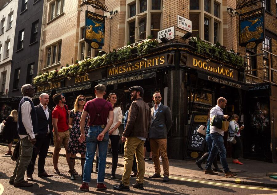 London: Soho Music and Historic Pubs Walking Tour - Alleyways, side streets, and details most people miss