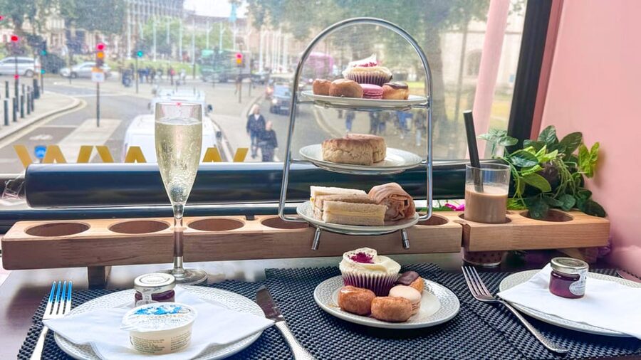 London: Taylor Swift-Inspired Afternoon Tea Bus Tour - Afternoon tea with a Taylor Swift twist