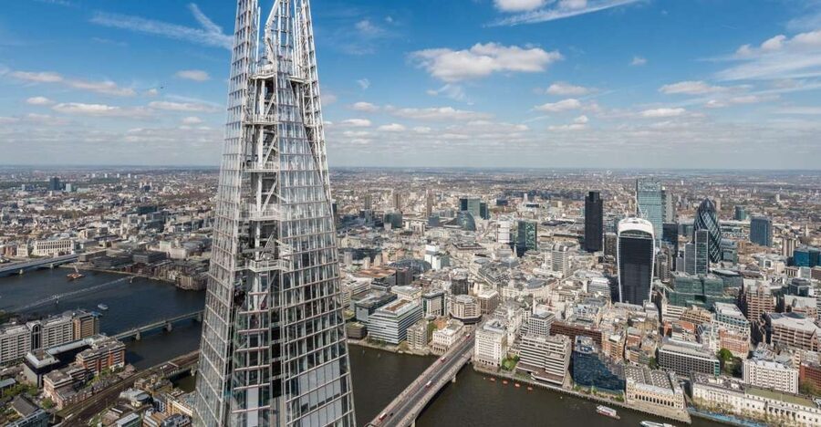 London: The View from The Shard - Arriving at The Shard beside London Bridge