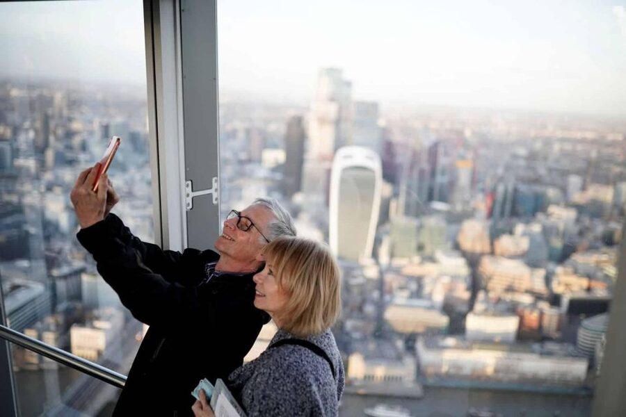 London: The View from The Shard - The lift ride to 800 feet