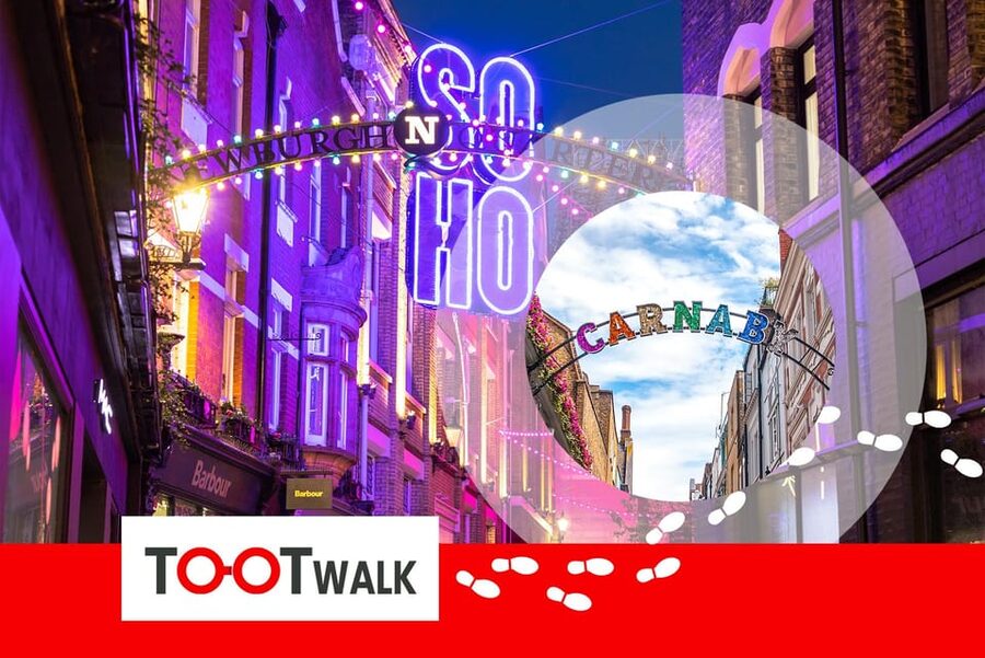 London: Tootbus Christmas Lights Tour incl walking tours - Oxford Street and Marble Arch