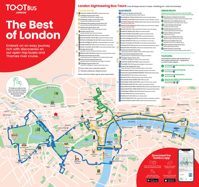 London: Tootbus Must-See Hop-On Hop-Off Bus Tour with Cruise - Key points to know before you board