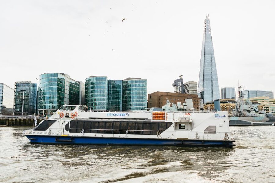 London: Tootbus Must-See Hop-On Hop-Off Bus Tour with Cruise - The Thames cruise changes the view