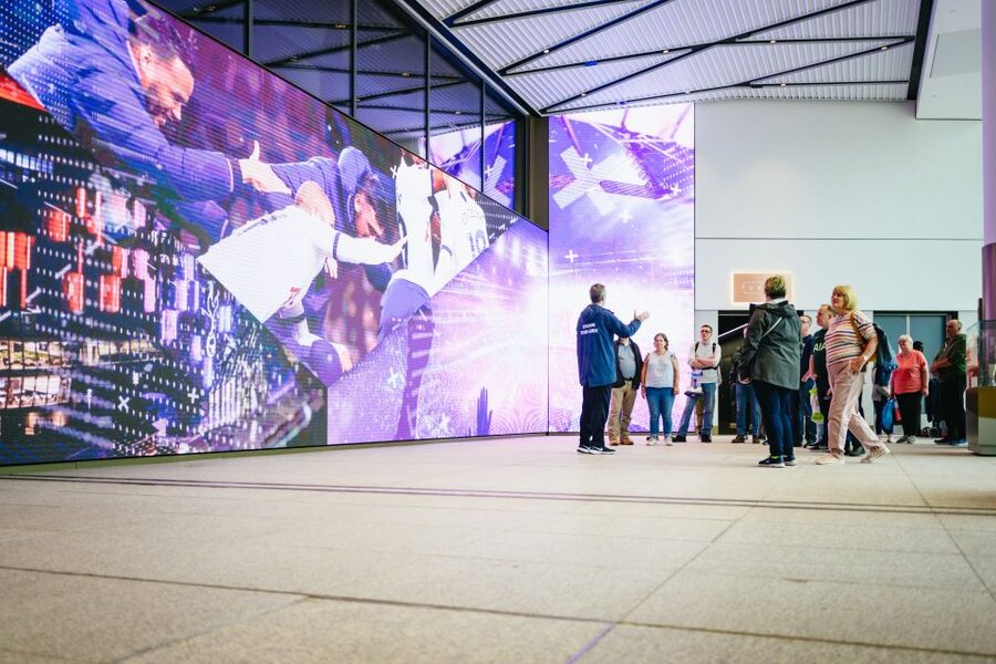 London: Tottenham Hotspur Stadium Tour - The Press Auditorium and the manager’s role