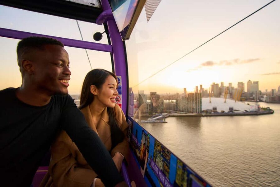 London: Uber Boat Return River Ticket + IFS Cloud Cable Car - Reaching North Greenwich and the cable car