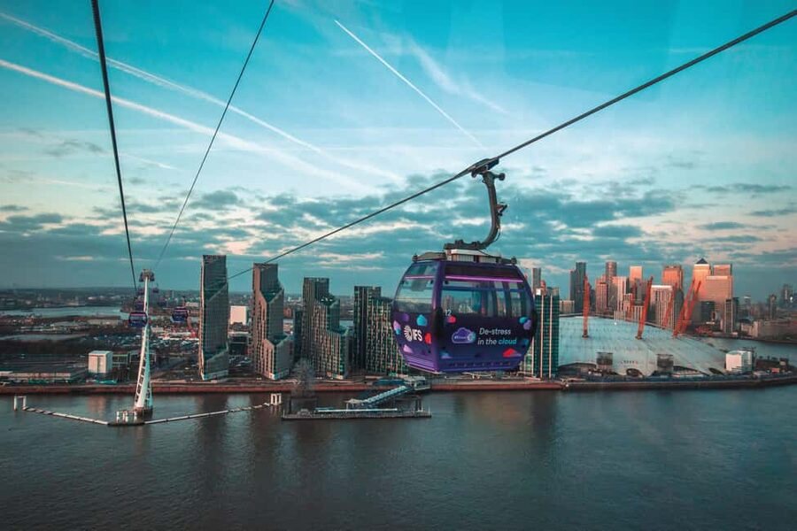 London: Uber Boat Return River Ticket + IFS Cloud Cable Car - On board the Uber Boat by Thames Clippers