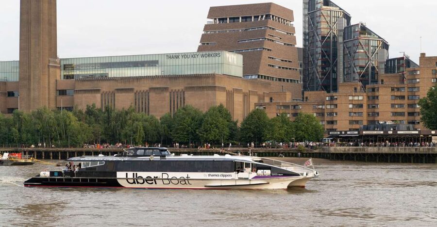 London: Uber Boat Single Trip and London Cable Car - North Greenwich and the switch to the cable car