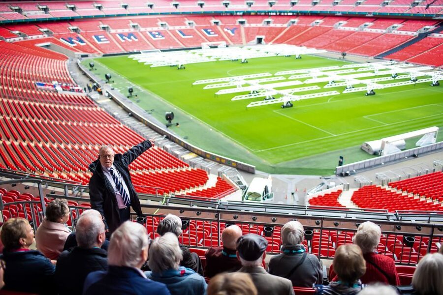 London: Wembley Stadium Guided Tour - Meeting Bobby Moore before entering the stadium