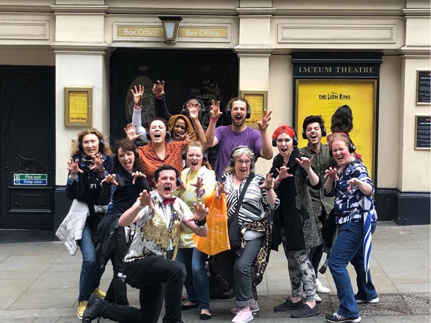 London West End Musical Silent Disco Walking Tour Top 1% - The Prince of Wales to Cambridge Theatre finale