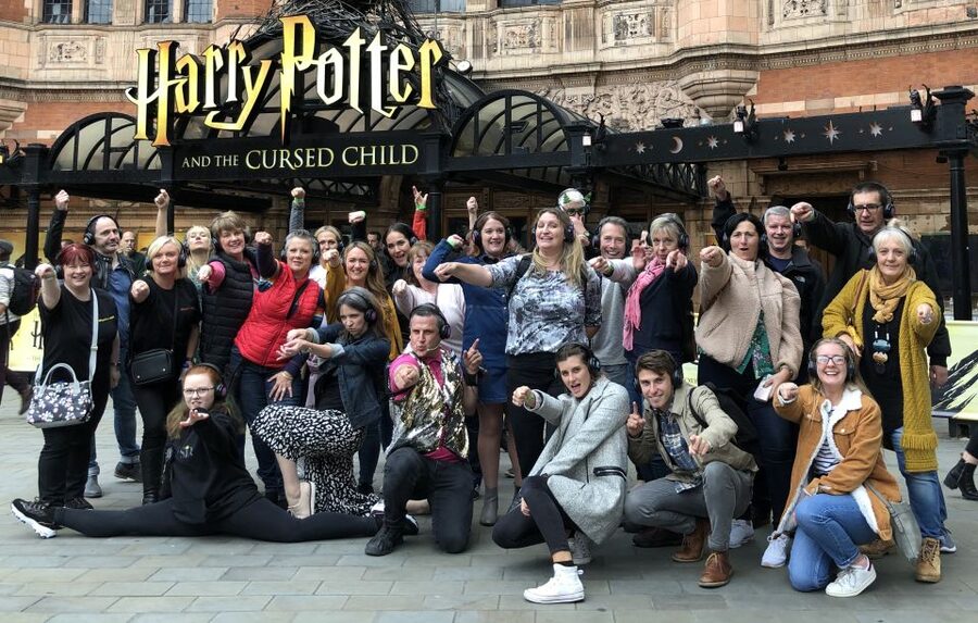 London West End Musical Silent Disco Walking Tour Top 1% - Guides, stewards, and the group atmosphere