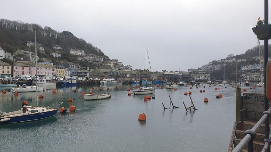 Looe: Beyond Paradise TV Locations Tour - East Looe Beach, where the walk opens out