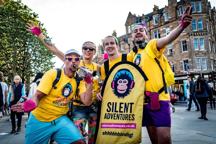 Manchester: Silent Disco Adventure Tour - Meeting the yellow-shirted team by Banyan