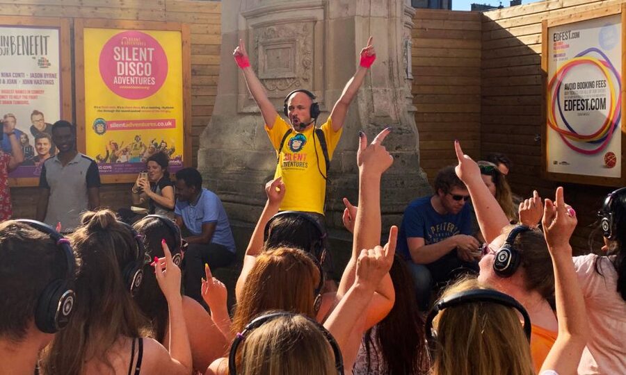 Manchester: Silent Disco Adventure Tour - Shudehill and the roaming party
