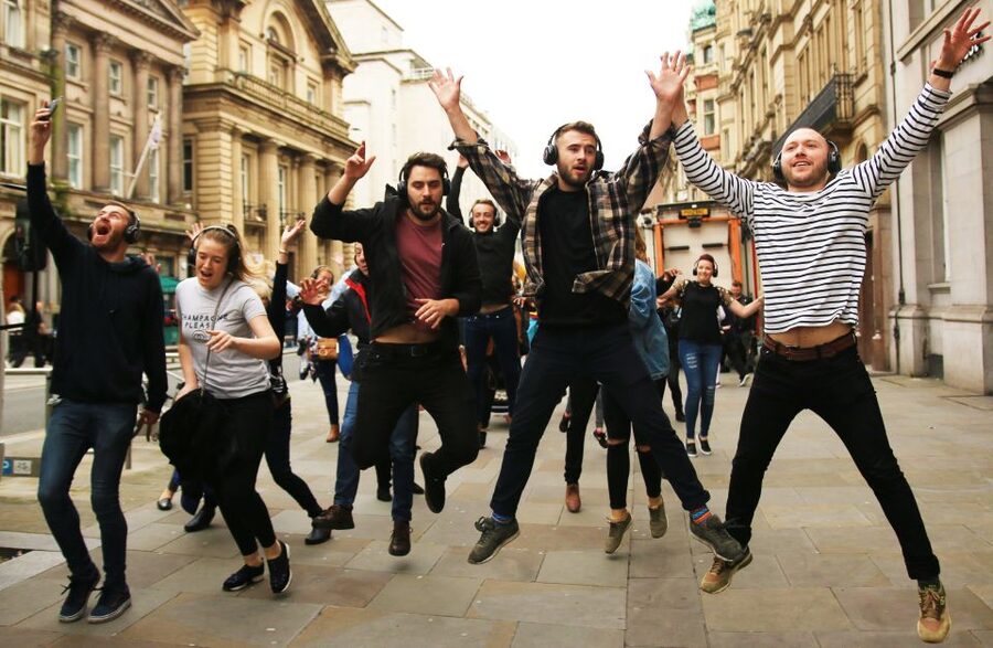 Manchester: Silent Disco Adventure Tour - The soundtrack matters more than the sightseeing