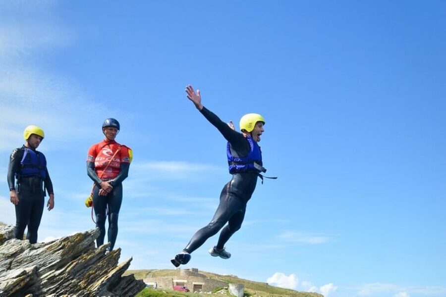 Newquay: Coasteering - The safety briefing sets the tone