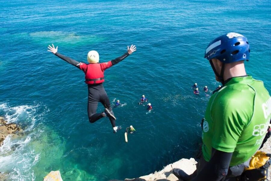 Newquay: Coasteering - Traversing the Cornish coast