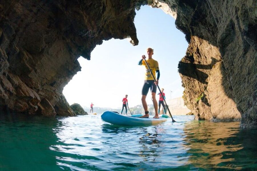 Newquay: Paddleboarding Lesson & Tour - Learning to stand, steer, and stay upright