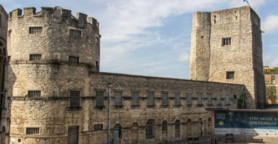 Oxford Castle and Prison: Guided Tour - The mound and the medieval fortress