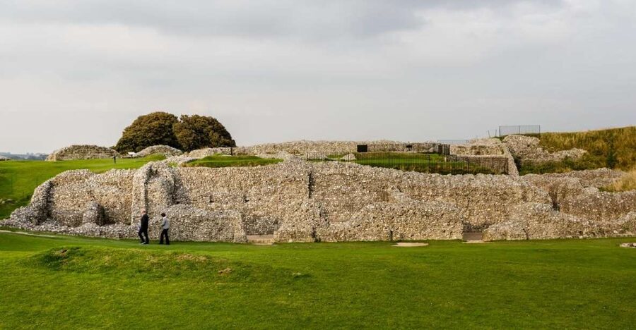 Salisbury: Old Sarum Entry Ticket - The medieval castle on the central mound