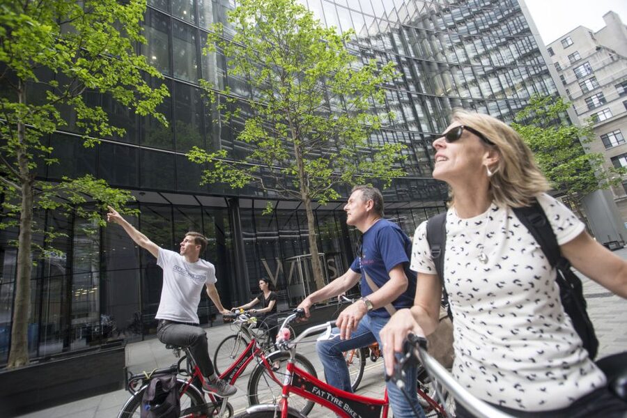 Secrets of London Bike Tour: Thames, Tower Bridge & Market - Tower Bridge and the Tower of London from the river