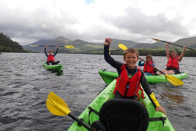 Snowdon Kayak Adventure on Llyn Padarn - Getting ready with a wetsuit and buoyancy aid