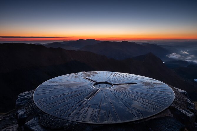 Snowdon Sunrise Hike - Reaching the summit as the sky changes