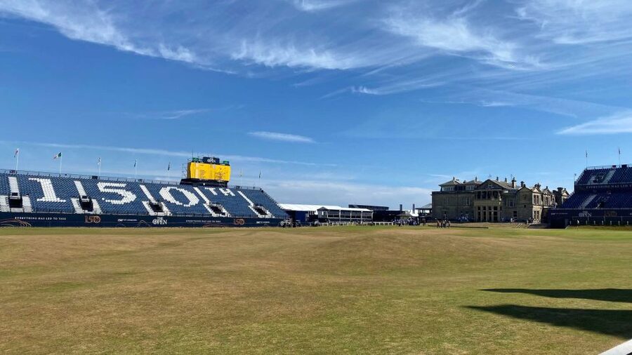St Andrews: Town, Golf, and Old Course History Tour - The Old Course: 18th green, 1st tee, and first fairway