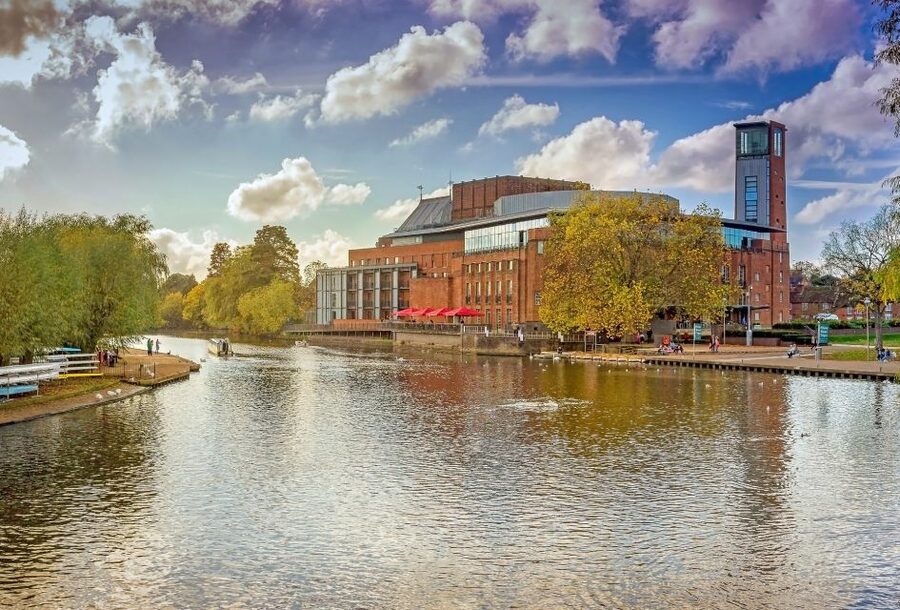 Stratford-Upon-Avon: The Famous Walk Talk Show - Starting beneath the Royal Shakespeare Theatre tower