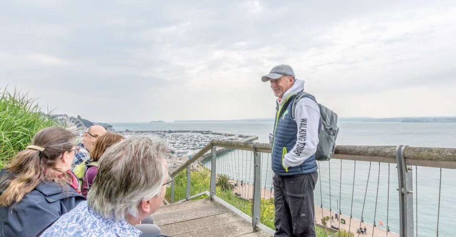 Torquay: The extraordinary life of Agatha Christie tour - Princess Pier and the 1910 roller-skating scene