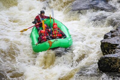Whitewater Rafting on the River Dee in Llangollen