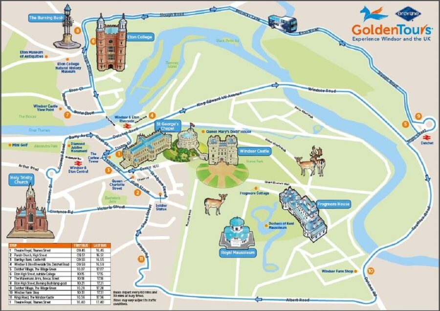 Windsor: Golden Tours Open Top Hop-on Hop-off Bus Tour - Why the bus works well in Windsor