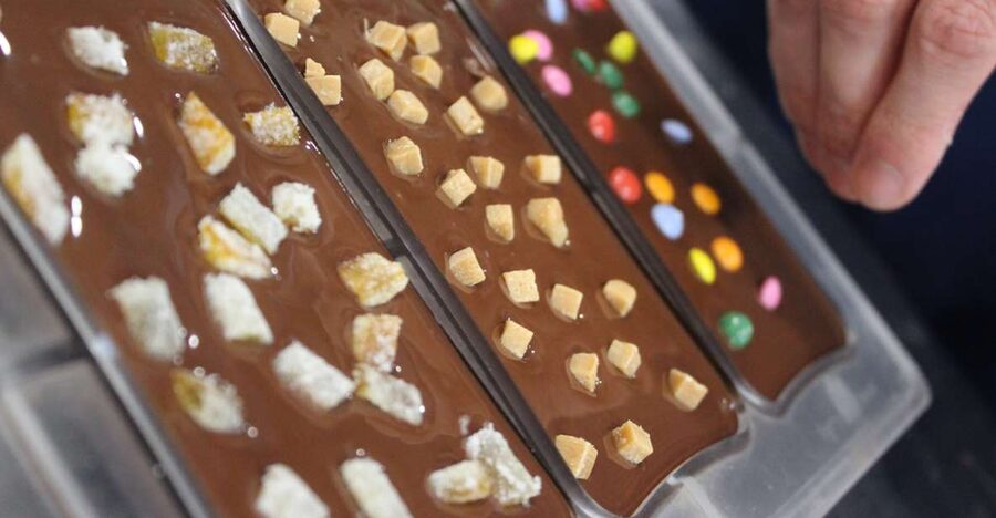 York: Chocolate Bar Making Workshop at York Cocoa Works - Choosing flavours and toppings