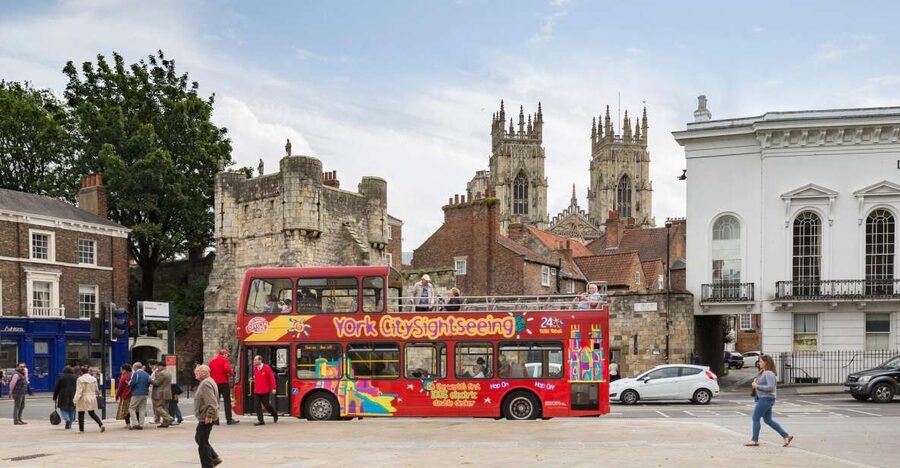 York: City Sightseeing Hop-On Hop-Off Bus Tour - Exhibition Square to Monk Bar: York’s grand centre and medieval gate