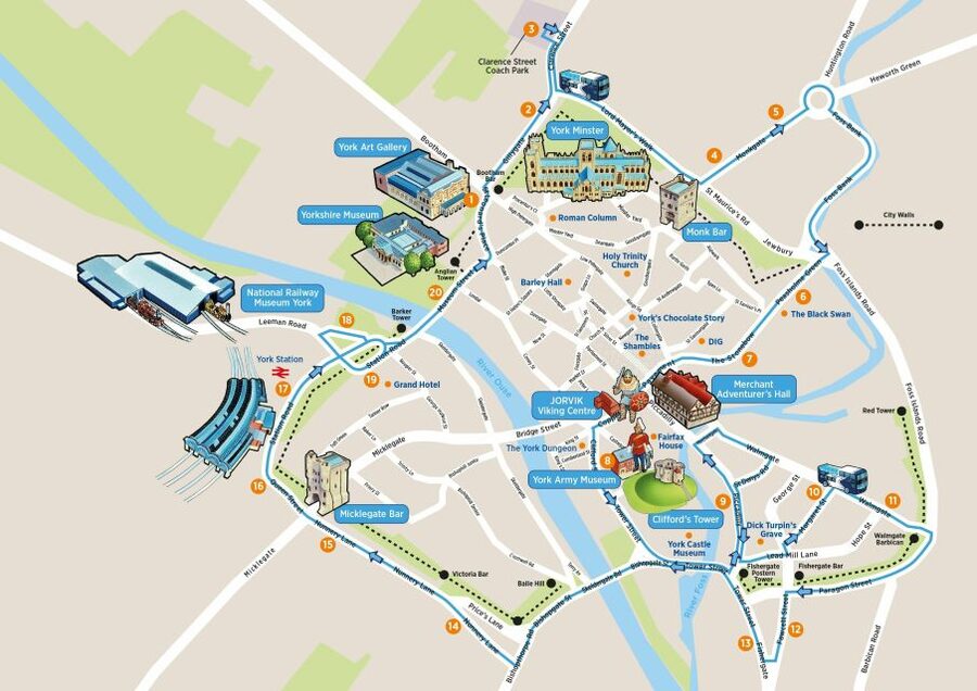 York: Hop-on Hop-off Sightseeing Bus Tour - Making the 20 stops work for your day